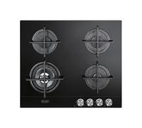 De’Longhi NSL 460 N piano cottura Nero Da incasso 60 cm Gas 4 Fornello(i)