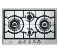 De’Longhi NSL 475 X piano cottura Acciaio inox Da incasso 75 cm Gas 4 Fornello(i)