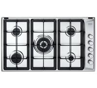DE LONGHI PLI59GHD PIANO COTTURA ACCIAIO INOX 5 FUOCHI 90 CM GRIGLIE GHISA