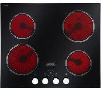De Longhi PVC61FK Piano Cottura Induzione 4 Fuochi Larghezza 60 cm Piano in Vetroceramica colore Nero