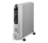 De’Longhi Radia-s Easytronic Interno Nero, Bianco 2500 W Riscaldatore ambiente elettrico a olio