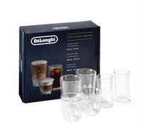 Delonghi SET 6 BICCHIERI HOT AND COLD COLLECTION 2 CAPPUCCINO 2 COLD 2 COLD