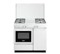 SEW8540NEDM - Cucina a gas con forno elettrico, n° 4 fuochi, Colore Bianco, Classe energetica A