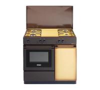 De Longhi Cucina a Gas 4 Fuochi Forno a Gas LxP 86x50 cm colore Coppertone - Smart SGK854NM