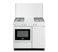 De Longhi Cucina a Gas 4 Fuochi Forno a Gas Statico 44 Litri 86x50 cm colore Bianco - SGW 854 NM