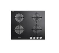 DE LONGHI SLF4R60LN2 PIANO COTTURA 4 BRUCIATORI NERO GRIGLIE SMALTATE