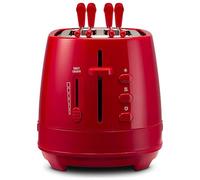 DE LONGHI - Tostapane CTLAP2203. R a 2 Fette Potenza 550 W Colore Rosso