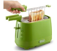 DE LONGHI - Tostapane CTLAP2203GR a 2 Fette Potenza 550 W Colore Verde