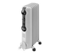 De’Longhi TRRS 0715 stufetta elettrica Interno Bianco 1500 W Riscaldatore ambiente elettrico a olio