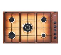 DE LONGHI YTF59DD PIANO COTTURA DA INCASSO 90 CM 5 FUOCHI TERRA DI FRANCIA