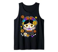 De Los Muertos La Catrina Day of The Dead Sugar Skull Women Canotta