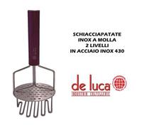 De Luca Coltellerie Schiacciapatate Inox a Molla 2 Livelli DEL506