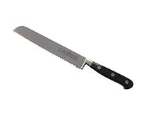 DE LUCA Coltello da Pane Lama in ACCAIO Inox 21 CM Linea FORGIATO