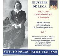 De Luca Giuseppe - GIUSEPPE DE LUCA 1902 - 1907 Le Incisioni G & T e Fonotipia