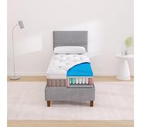 De Matteo Home Cashmere Spring - Materasso Singolo 90x190 in Memory, Water Foam e Molle Insacchettate, Disp. Medico Detraibile con Garanzia 15 Anni - Materasso Antidecubito per Anziani Adulti Bambini