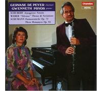 De Peyerpryor Works for Clarinet and Piano (CD) Album