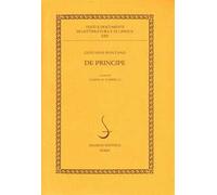 De principe. Testo latino a fronte