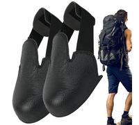de punta de acero, insertos de punta compuesta anti-smash, cómodos cojines de bola de pie con correas elásticas regolabili, accesorios de calzado protectores para el trabajo, caminar y uso e