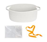 De Rangement Tissé | Boîte Décorative Avec Poignées Pour Jouets De Bébé | Bac Multifonctionnel Pour Dortoir, Salone, Comò, Appartamento, Sala De Bain, Halloween