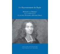 de Robert Le Rayonnement de Bayle (Tascabile)