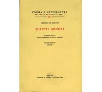 De Sanctis,Gaetano. - Scritti minori. Vol.II:1892-1905.