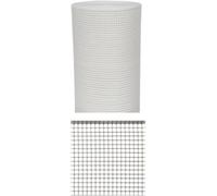 De Santis Rete Quadra Bianca in plastica PVC Esterno balconi ringhiere recinzioni frangivista frangisole Protezione Sicurezza H 1 MT Maglia 20x20 Vendita al Metro (25)