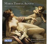 Arie Con Istromenti, 1749 - Maria Teresa Agnesi (Audio Cd)