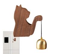 de sonnette de, pour ouverture de - éoliens de de chat en bois | Jolie sonnette de forte et décorative, alerte d'entrée pour la décoration intérieur
