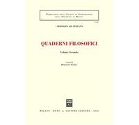 De stefano quaderni filosofici ii: Vol. 2