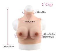 DE Stock stampi per seno in silicone C-H Cup Breast Forms seno finto crossdre...