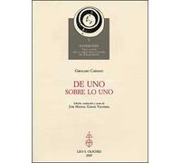 De uno Sobre lo uno 9788822258915