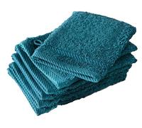 De Witte Lietaer 194833 Lotto di 6 guanti da bagno Cotone Verde Anatra 15 x 22 cm, 6 Unità