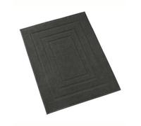 De Witte Lietaer - 195198, Tappeto da bagno in cotone, Grigio (Gris Foncé), 75 x 50 cm