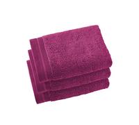 De Witte Lietaer Contessa Luxe - Asciugamani ospiti in cotone, 40 x 60 cm, confezione da 3, colore: Magenta
