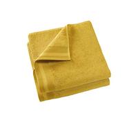 De Witte Lietaer Contessa Luxe - Set di 2 lenzuola da doccia, in cotone, 70 x 140 cm, colore: ocra