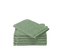 De Witte Lietaer Contessa Luxe - Set di 6 asciugamani in cotone, 16 x 22 cm, colore: Verde mare