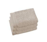 De Witte Lietaer Set di asciugamani per ospiti Contessa - 3 pezzi cotone 40x60 cm Sabbia