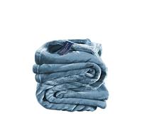 De Witte Lietaer Coperta in poliestere super morbida, 150 x 200 cm, colore: blu artico