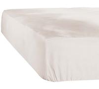 De Witte Lietaer Custodia Lenzuolo con Angoli Elasticizzati in Jersey, Cotone, Colore: Avorio, Letto Completo, 140x200x40 cm
