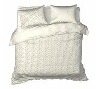 De Witte Lietaer Dentree - Biancheria da letto - Flanella - 260 x 200/240 cm - Soft White