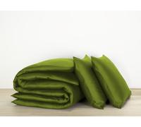 De Witte Lietaer Olivia Cactus, set copripiumino 240 x 220 cm + 2 federe 60 x 70 cm