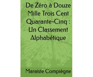De Zéro à Douze Mille Trois Cent Quarante-Cinq : Un Classement Alphabétique