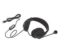 DE160U Cuffie con Microfono Nero USB 2m 20Hz-20kHz 32Ω VCOM