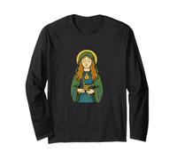 Dea brigida e la Sua Croce celtica pagana Imbolc Maglia a Manica