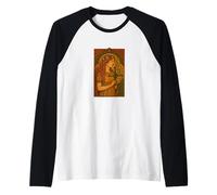 Dea brigida e la Sua Croce celtica pagana Imbolc Maglia con Maniche Raglan