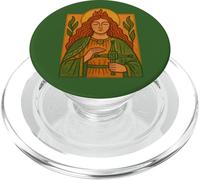 Dea brigida e la sua croce celtica pagana Imbolc PopSockets PopGrip per MagSafe