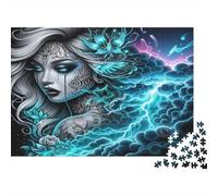 Dea cibernetica Puzzle 1000 Pezzi Carta riciclata per adulti Puzzle per adulti Impossibile difficile stimolante Ottima idea regalo per decompressione per casa 38x26cm/1000pcs