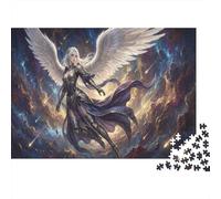 Dea dalle Ali Stellate Puzzle 1000 Pezzi,Cartone Di Qualità,Sfida Impossibile,Idea Regalo Angelo,Adulti E Ragazzi,Decorazione Casa,Gioco Educativo,dai 14 Anni,Antistress 38x26cm