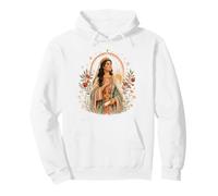 Dea del Sole Melograno Donna Sacra Floreale Felpa con Cappuccio