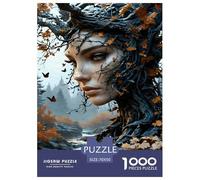 Dea della foresta autunnale 1000 Pezzi Adulti Puzzle Bambini Intrattenimento Decorazione Da Parete Antistress Giocattolo 70x50cm/1000pcs